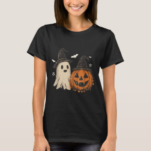 Camiseta Fantasma Assustador Halloween Floral Preparado Abó
