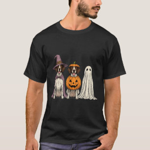 Camiseta Fantasma Assustador Inglês Pointer Abóbora Cachorr