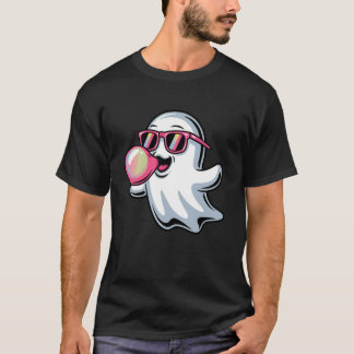 Camiseta Fantasma Assustador Sopra Chiclete Halloween Bebê