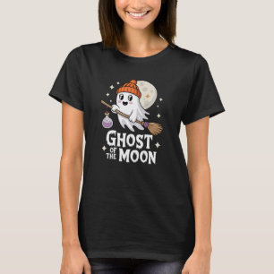 Camiseta Fantasma Bonita do Halloween da Lua