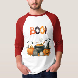 Camiseta Fantasma Bonita e Abóbora