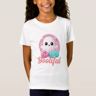 Camiseta fantasma bonitinha de halloween