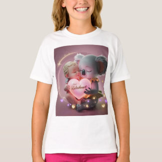 Camiseta Fantasma bonito com abóbora e lua