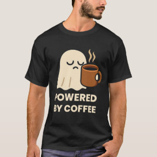 Camiseta Fantasma Bonito com Sono com Café