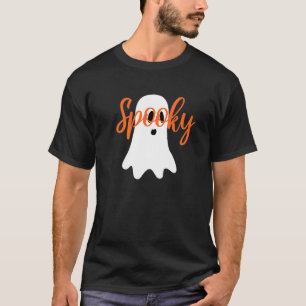 Camiseta Fantasma Bonito Dizendo Boo Fantasma Assustador Di