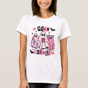 Camiseta Fantasma Bonito Média Ghouts Dia de as Bruxas engr