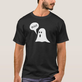Camiseta Fantasma Boo Fofo de Halloween