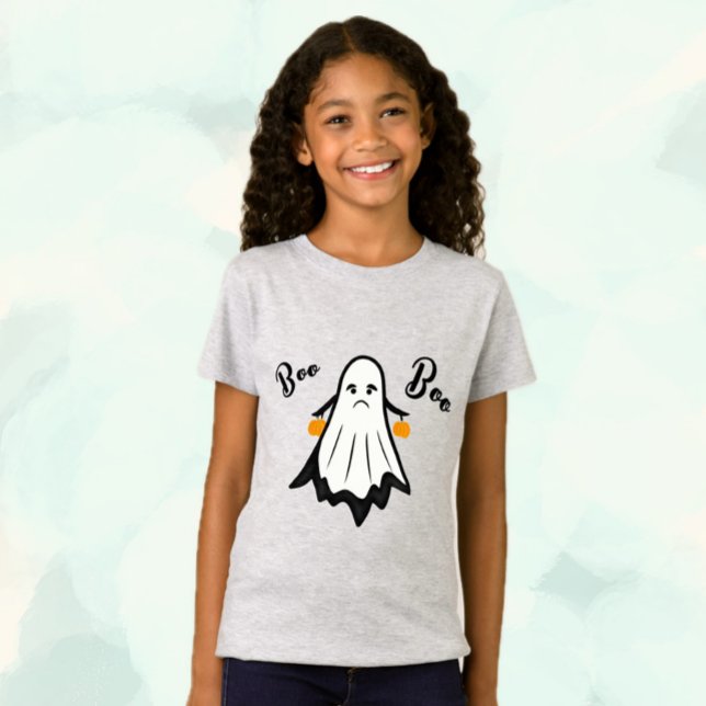 Camiseta Fantasma branco com abóboras (Criador carregado)