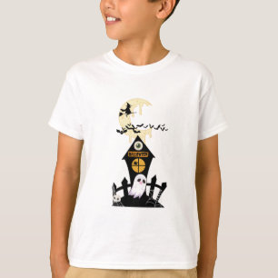 Camiseta Fantasma com Presas Vampiros e Bruxa Voadora