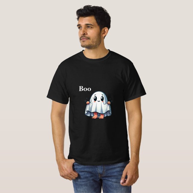 Camiseta Fantasma Cortês De Desaprovação (Frente Completa)