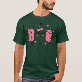 Camiseta fantasma da desaprovação cor-de-rosa-boo