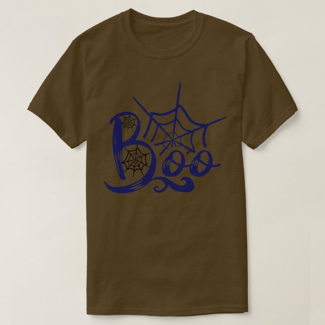 Camiseta fantasma da desaprovação, ninho de aranha azul27s (Frente do Design)