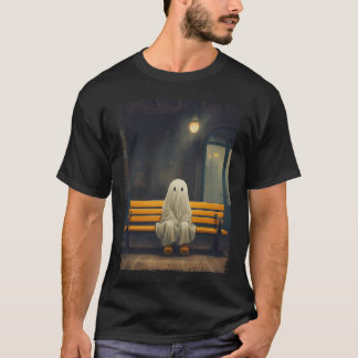 Camiseta Fantasma Da Fama Vintage, Esperando Sentado Na Cad