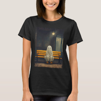 Camiseta Fantasma Da Fama Vintage, Esperando Sentado Na Cad