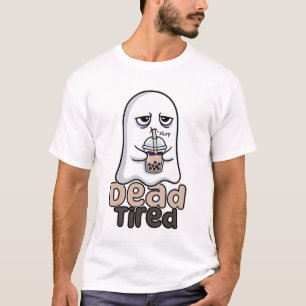 Camiseta Fantasma de Boba Fofo e Morto de Cansaço