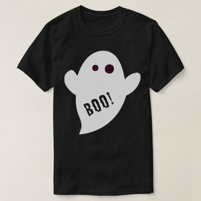 Camiseta fantasma de desaprovação chocou fantasma (Frente do Design)