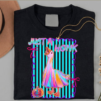 Camiseta Fantasma de Ganso Boo de Halloween Préppy