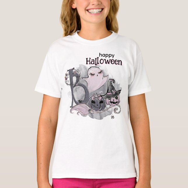 Camiseta Fantasma de Halloween (Frente)