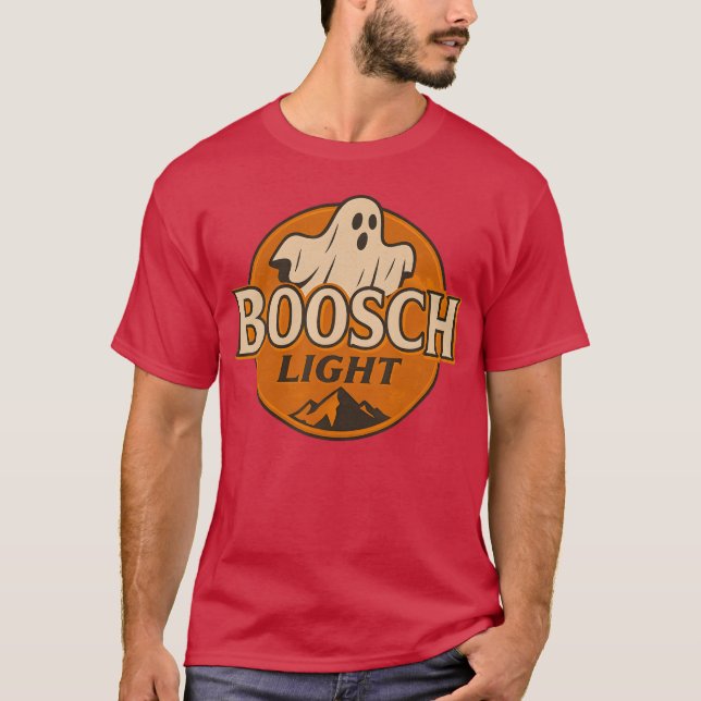 Camiseta Fantasma de Halloween Boosch Light (Frente)