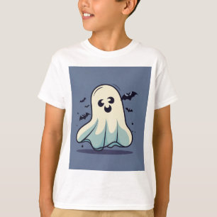 Camiseta Fantasma de Halloween Personalizável, Fantasma de