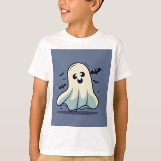 Camiseta Fantasma de Halloween Personalizável, Fantasma de