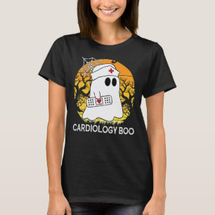 Camiseta Fantasma de Halloween Vintage Cardiologia Enfermei