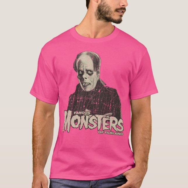 Camiseta Fantasma de Monstros Famosos (Frente)