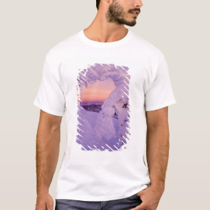 Camiseta Fantasma de neve na Cordilheira Whitefish ao Crepú