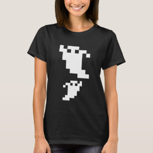 Camiseta Fantasma de pixel de 8 bits