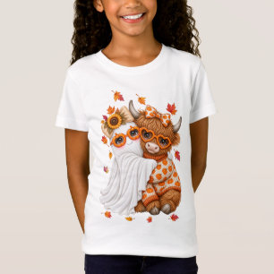 Camiseta fantasma de vaca das terras altas de outono Outon