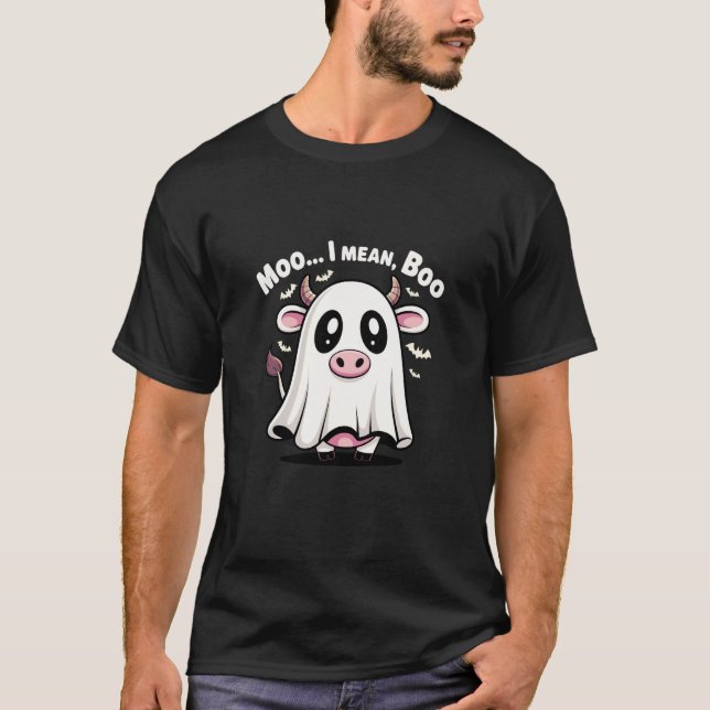 Camiseta Fantasma de Vaca Fofa Punhal Multirão Eu Quero Diz (Frente)