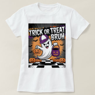 Camiseta Fantasma do Dia de as Bruxas engraçado e Pumpkins