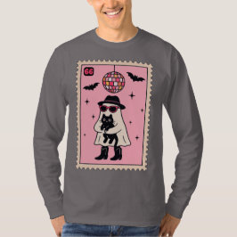 Camiseta Fantasma do Disco Retroativo com Carimbo de Dia da