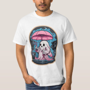 Camiseta Fantasma do Halloween em guarda-chuva - t-shirt 20