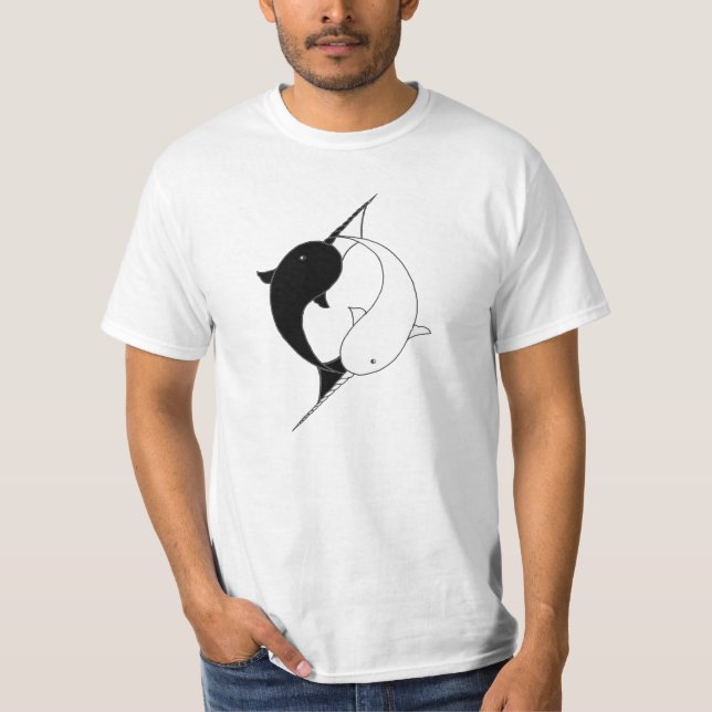 Camiseta Fantasma e Ninja Narwhals (Frente)
