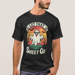 Camiseta Fantasma engraçado de Halloween Meditação Zen Deix