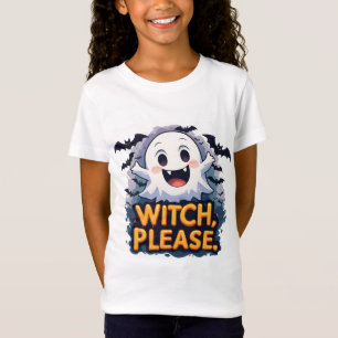 Camiseta Fantasma Engraçado E Morcegos Bruxa Por Favor Hall