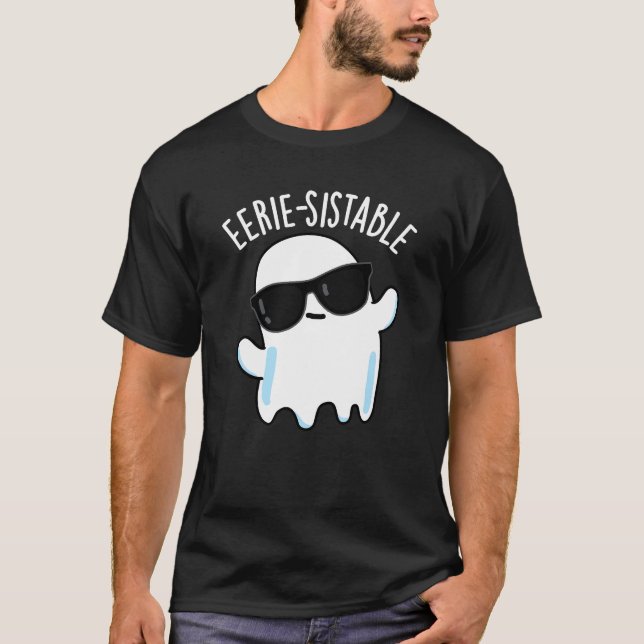 Camiseta Fantasma Engraçado e Sombrio BG (Frente)