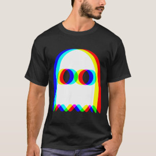 Camiseta Fantasma Engraçado Vaporwave Trippy Techno Rave de