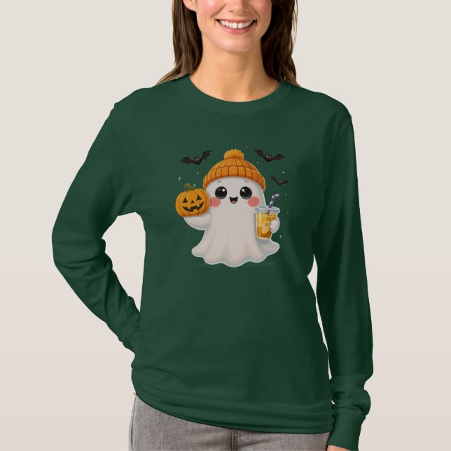 Camiseta Fantasma fofo (Frente)