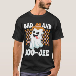 Camiseta Fantasma Fofo Boujee Ruim E Boo-Jee Halloween