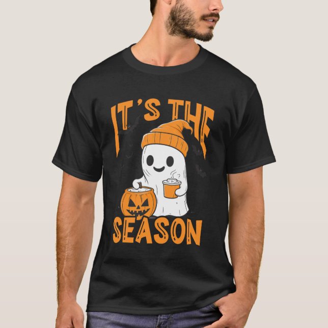 Camiseta Fantasma Fofo com Café com Leite de Tempero de Abó (Frente)