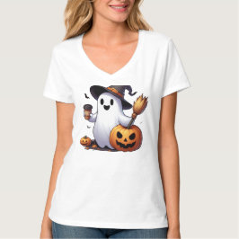 Camiseta Fantasma fofo de Halloween