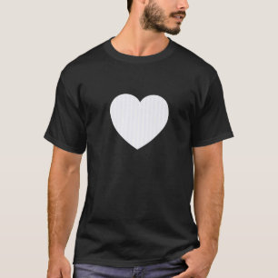 Camiseta Fantasma Fofo Listras Brancas Padrão de Linhas Ver