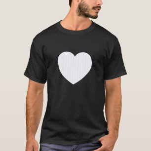 Camiseta Fantasma Fofo Listras Brancas Padrão de Listras Ve