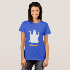 Camiseta Fantasma Gengibre de Halloween Fofo