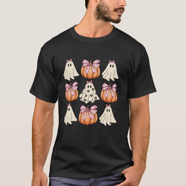 Camiseta Fantasma Ghost Bonito Florals Colchetes Rosa Arcos (Frente)