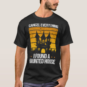 Camiseta Fantasma Hunter encontrou um fantasma assombrado c
