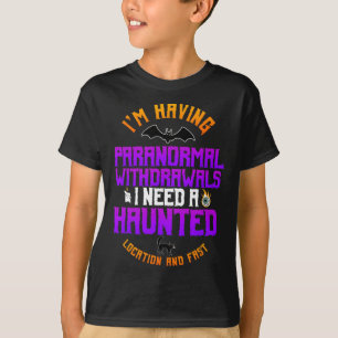 Camiseta Fantasma Hunter Paranormal Caça Espírito H de Hall