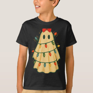 Camiseta Fantasma Iluminado Fofo Presente Divertido de Nata